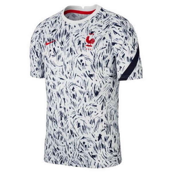 Tailandia Replicas Camiseta Francia Pre Match 2020 Blanco